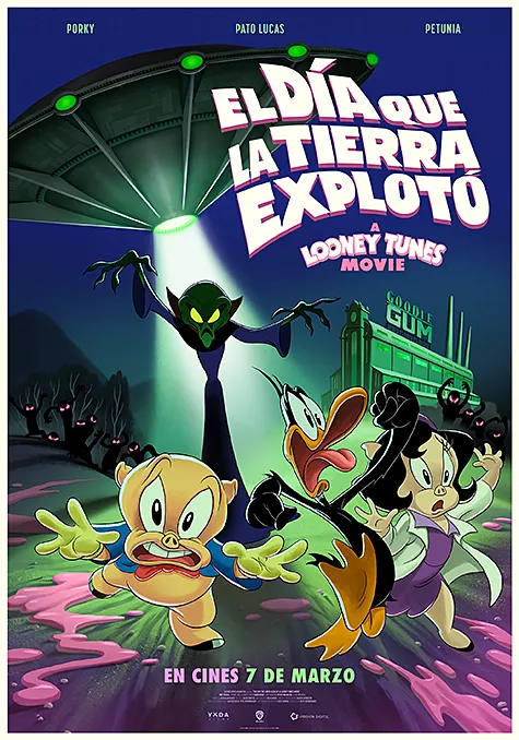 Carátula de la película El día que la Tierra explotó. Una película de los Looney Tunes Pelicula El día que la Tierra explotó. Una película de los Looney Tunes, animacion, director Peter Browngardt