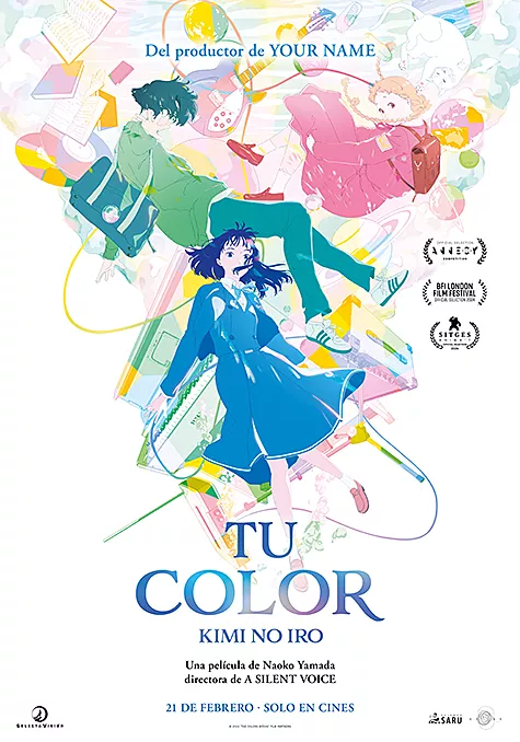 Pelicula Tu color, animacion, director Naoko Yamada