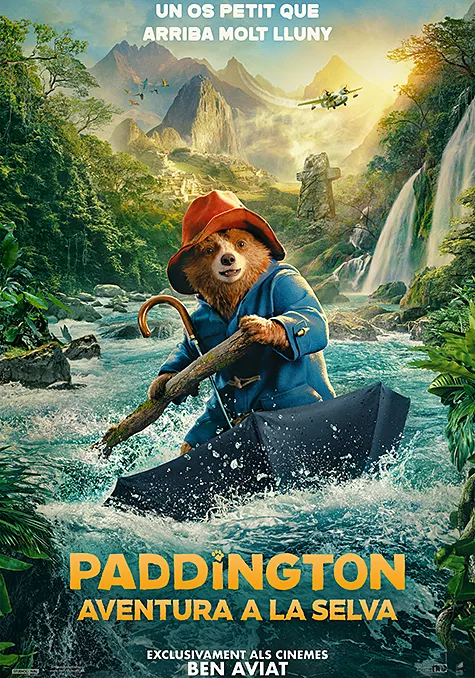 Carátula de la película Paddington. Aventura a la selva (CAT) Pelicula Paddington. Aventura a la selva CAT, aventuras comedia, director Dougal Wilson