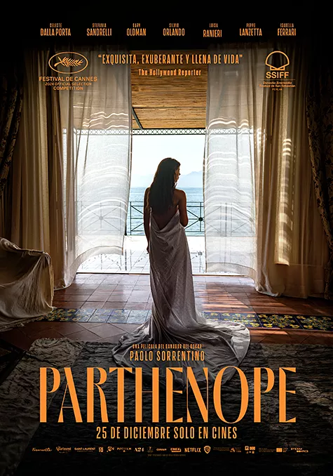 Caràtula de la pel.lícula Parthenope Pelicula Parthenope, drama, director Paolo Sorrentino