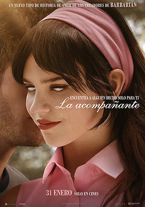 Carátula de la película La acompañante Pelicula La acompañante, ciencia ficcion thriller, director Drew Hancock