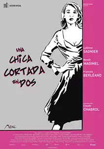 Una chica cortada en dos