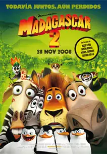 Pelicula Madagascar 2, drama, director Eric Darnell y Tom McGrath