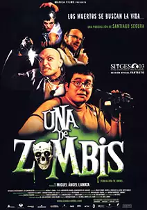 Pelicula Una de zombis, comedia terror, director Miguel Ángel Lamata