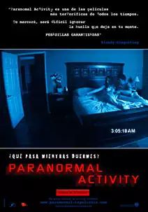 Pelicula Paranormal activity, terror, director Oren Peli