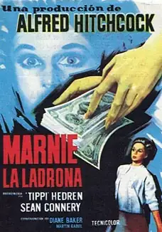 Pelicula Marnie la ladrona VOSE, thriller, director Alfred Hitchcock