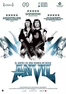 Pelicula Anvil. El sueo de una banda de rock, documental, director Sacha Gervasi