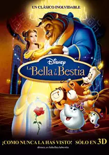 Pelicula La Bella y la Bestia 3D, animacion, director Gary Trousdale y Kirk Wise