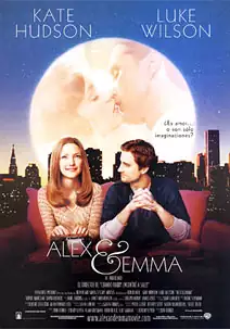 Pelicula Alex & Emma, comedia drama, director Rob Reiner