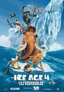 Pelicula Ice Age 4. La formación de los continentes , animacion, director Mike Thurmeier y Steve Martino