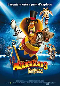 Pelicula Madagascar 3: De marxa per Europa CAT, animacion, director Conrad Vernon y Tom McGrath