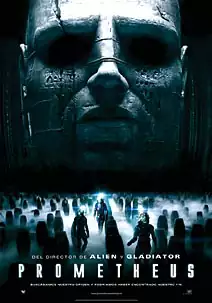 Pelicula Prometheus, ciencia ficcio, director Ridley Scott