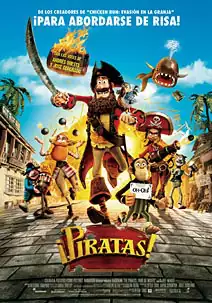 Pelicula ¡Piratas!, animacion, director Peter Lord y Jeff Newitt