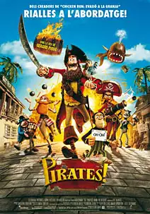 Pelicula Pirates! CAT, animacion, director Peter Lord y Jeff Newitt