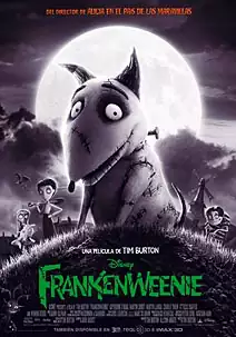 Pelicula Frankenweenie, animacion, director Tim Burton