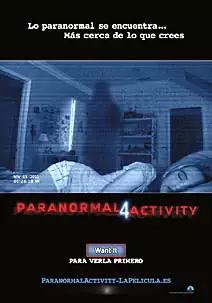 Pelicula Paranormal activity 4, terror, director Henry Joost y Ariel Schulman