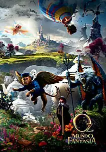 Pelicula Oz. Un mundo de fantasía 3D, aventuras, director Sam Raimi