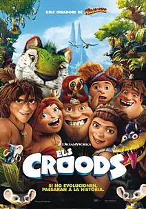 Pelicula Els Croods CAT, animacion, director Chris Sanders y Kirk De Micco