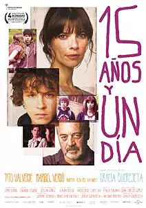 Pelicula 15 años y un día, drama, director Gracia Querejeta