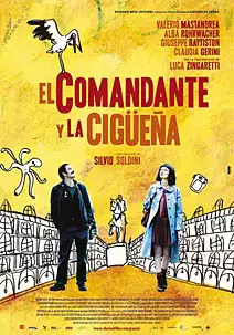 Pelicula El comandante y la cigüeña, comedia drama, director Silvio Soldini