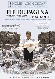 Pelicula Pie de página Footnote, comedia, director Joseph Cedar