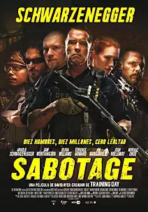 Pelicula Sabotage VOSE, accion, director David Ayer