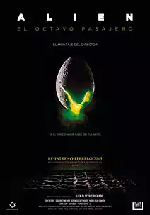 Pelicula Alien el octavo pasajero. El montaje del director VOSE, ciencia ficcio, director Ridley Scott