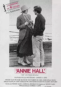 Pelicula Annie Hall VOSE, comedia drama, director Woody Allen