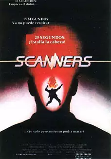 Pelicula Scanners VOSE, ciencia ficcio, director David Cronenberg