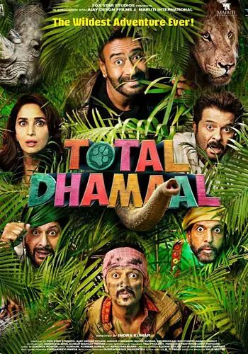 Pelicula Total Dhamaal VOSE, comedia, director Indra Kumar