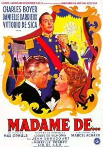 Pelicula Madame de... VOSE, drama, director Max Ophls