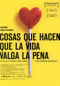Pelicula Cosas que hacen que la vida valga la pena, comedia romance, director Manuel Gómez Pereira