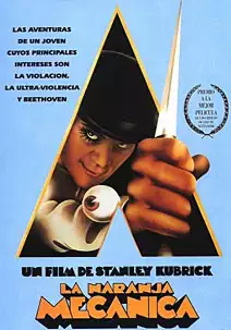 Pelicula La naranja mecnica VOSE, thriller, director Stanley Kubrick