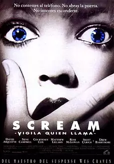 Pelicula Scream. Vigila quin llama VOSE, terror, director Wes Craven