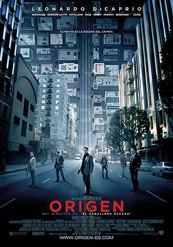 Pelicula Origen 4DX, thriller, director Christopher Nolan