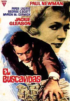 Caràtula de la pel.lícula El buscavidas Pelicula El buscavidas, drama, director Robert Rossen