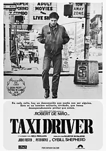 Pelicula Taxi driver, drama, director Martin Scorsese