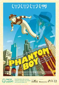 Pelicula Phantom boy, animacion, director Alain Gagnol y Jean-Loup Felicioli