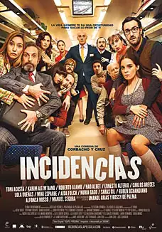Pelicula Incidencias, comedia, director Jos Corbacho y Juan Cruz