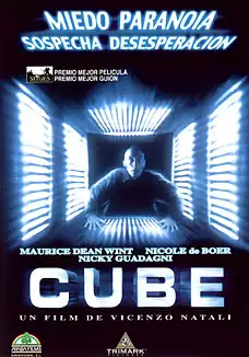 Pelicula Cube VOSE, ciencia ficcio, director Vincenzo Natali