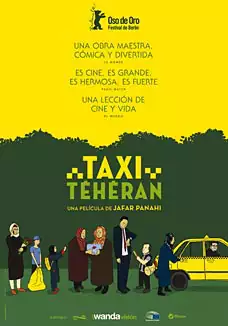 Pelicula Taxi Teheran VOSC, comedia, director Jafar Panahi