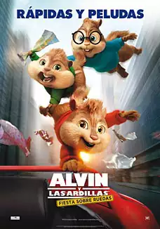 Pelicula Alvin y las ardillas. Fiesta sobre ruedas, animacio, director Walt Becker