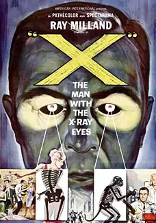 Pelicula El hombre con rayos X en los ojos VOSE, ciencia ficcion, director Roger Corman