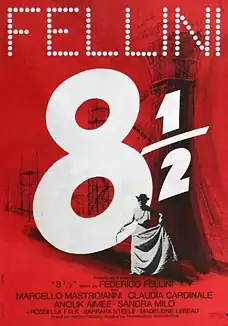 Pelicula Fellini ocho y medio VOSE, drama, director Federico Fellini