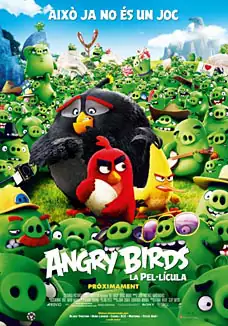 Pelicula Angry Birds la pellcula CAT, animacio, director Clay Kaytis i Fergal Reilly