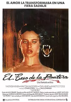 Pelicula El beso de la pantera VOSE, fantastico, director Paul Schrader