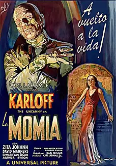 Pelicula La momia VOSE, terror, director Karl Freund