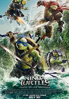 Pelicula Ninja turtles. Fuera de las sombras, aventuras, director Dave Green