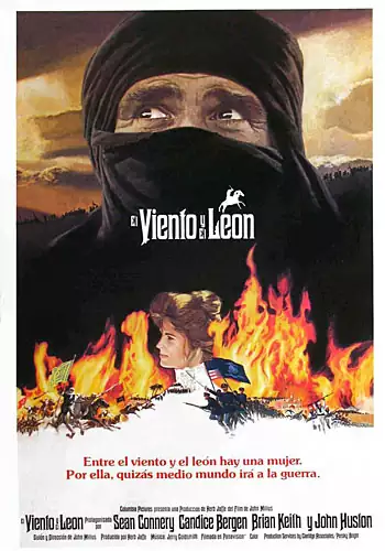 Pelicula El viento y el león VOSE, aventures, director John Milius