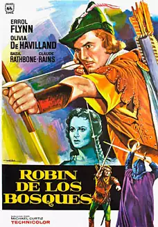 Pelicula Robin de los bosques VOSE, aventures, director Michael Curtiz i William Keighley